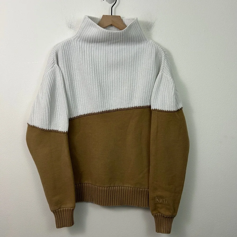 Kith Women's Colorblock Turtleneck Sweater Size M